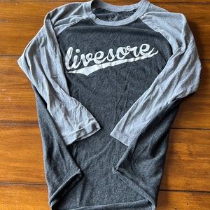 livesore small baseball tee